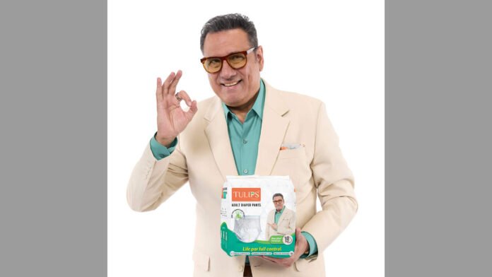 Tulips, Adult Diaper Pants, Boman Irani, Brand Ambassador, Life par full control, Adult Hygiene, New Product Launch, Senior Care